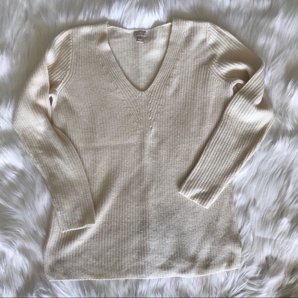 J Crew Knit V Neck Sweater